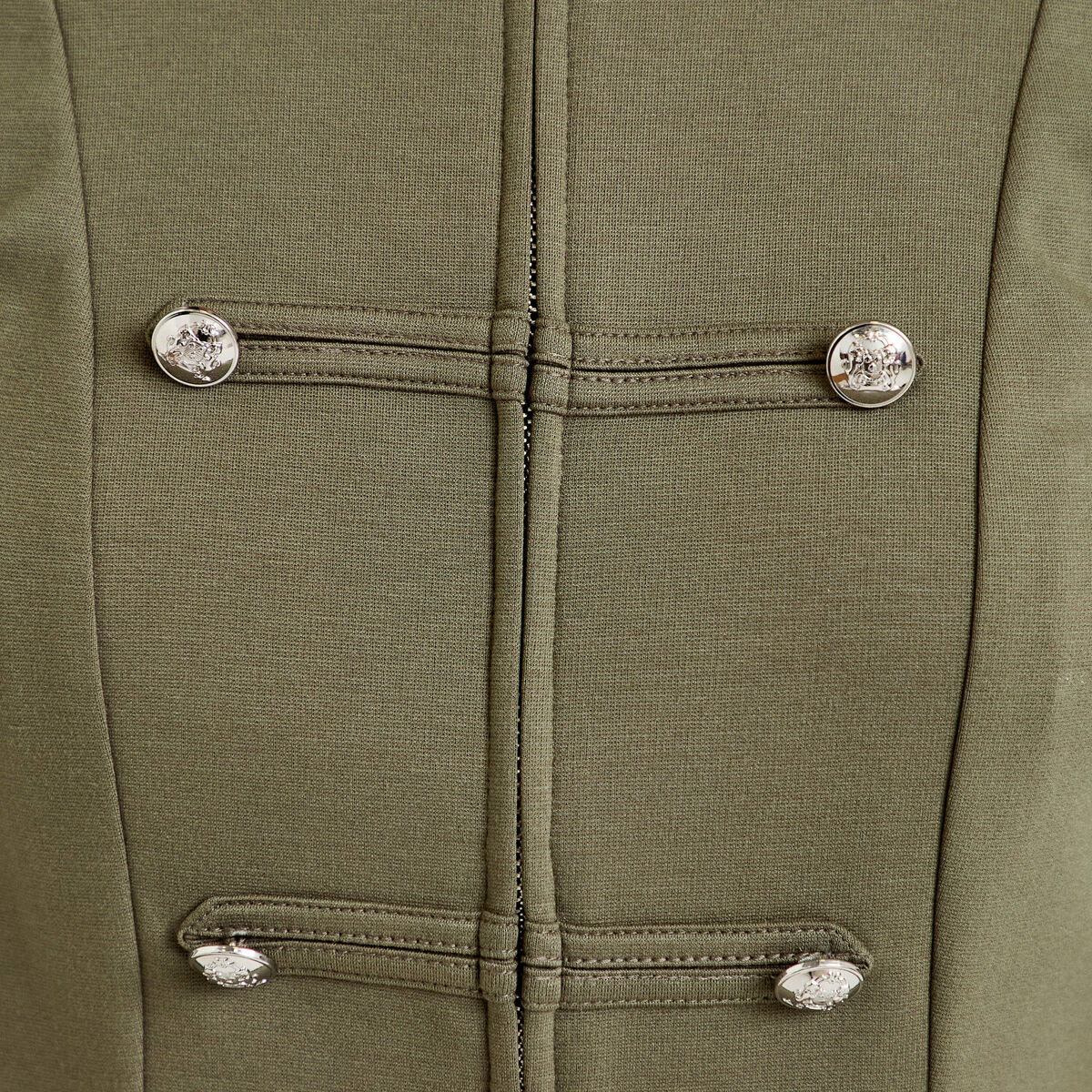 Veste officier vert kaki femme