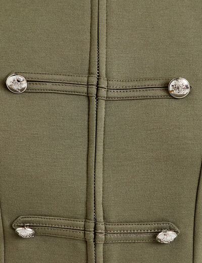 Veste officier vert kaki femme