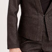 Veste blazer ajustée noir femme