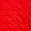 Gilet droit col v manches longues rouge femme