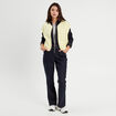 Combinaison pantalon en jean denim brut femme