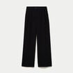 Pantalon bootcut taille standard noir femme