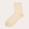 Chaussettes fils m&eacute;tallis&eacute;s couleur or femme