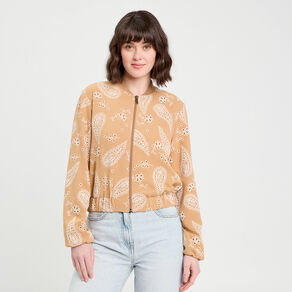 veste col teddy zippee camel femme Veste col teddy zippée camel femme