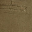 Pantalon chino coupe barrel vert kaki femme