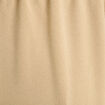 Pantalon large élastiqué beige femme