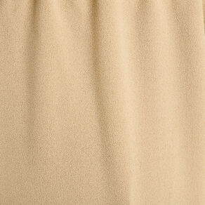 Pantalon large élastiqué beige femme