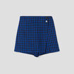 Jupe-short droite noir femme