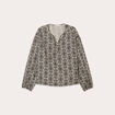 Blouse manches longues noir femme