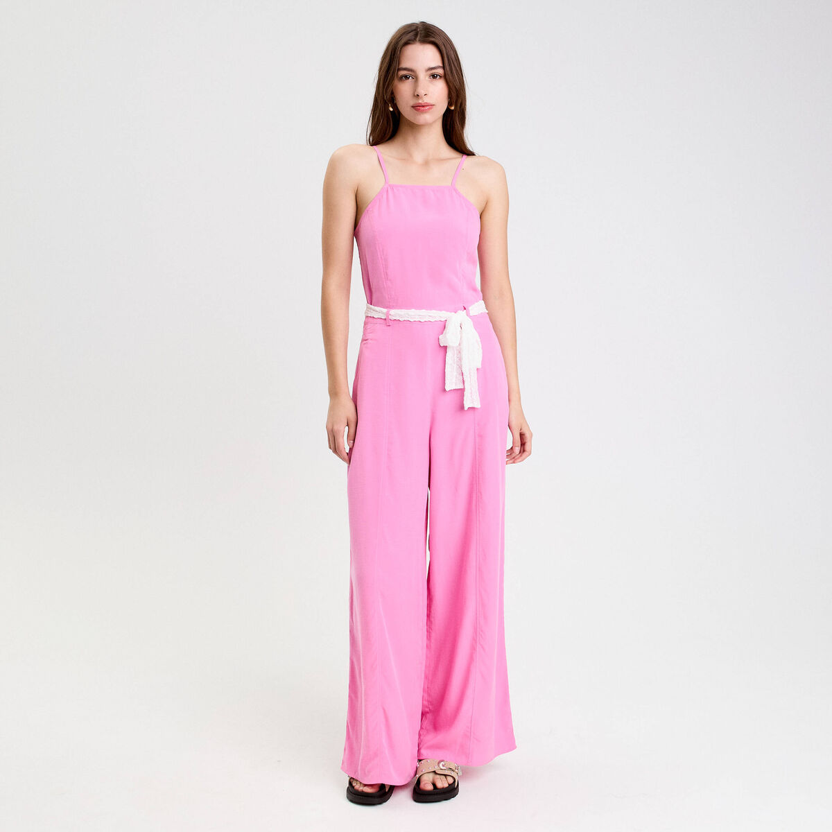 Combinaison rose femme