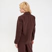 Veste esprit blazer marron fonc&eacute; femme