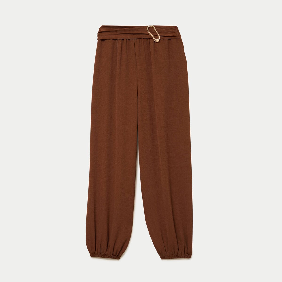 Pantalon bootcut taille standard marron femme