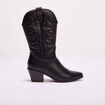 Bottes esprit western noir femme