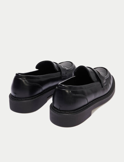 Mocassins noir femme