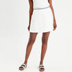 Jupe-short patineuse ecru femme