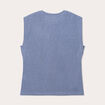 Débardeur sans manches bleu gris femme