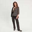 Blouse Fanny - manches 3/4 noir femme