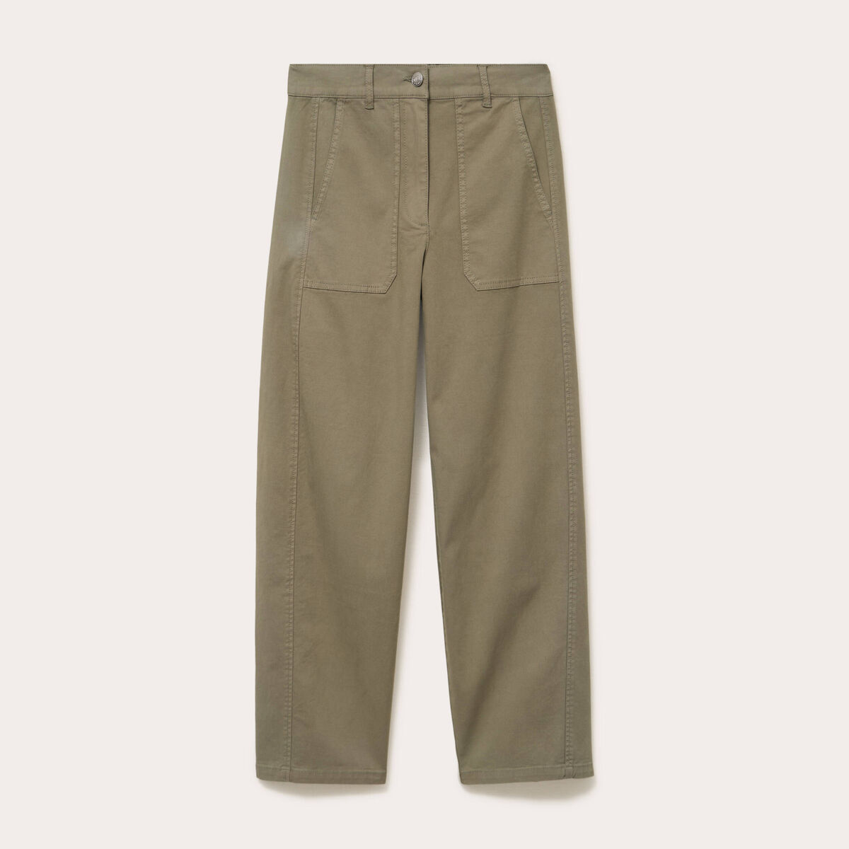 Pantalon vert kaki femme