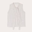 Chemise sans manches ecru femme