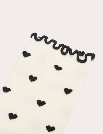 Chaussettes ecru femme