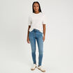 Jean skinny push-up taille standard denim double stone femme