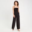 Combinaison pantalon noeud noir femme