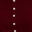Top col rond manches longues bordeaux femme