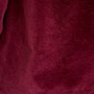 Robe droite velours col montant bordeaux femme
