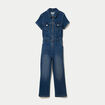 Combinaison pantalon en jean denim double stone femme