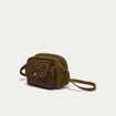 Sac similicuir vert kaki femme