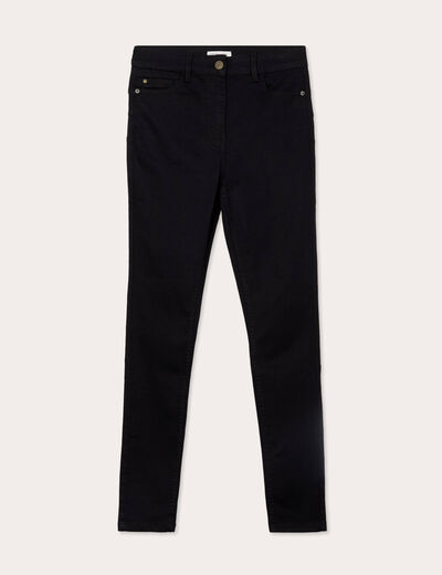 Jeans skinny push-up denim noir femme