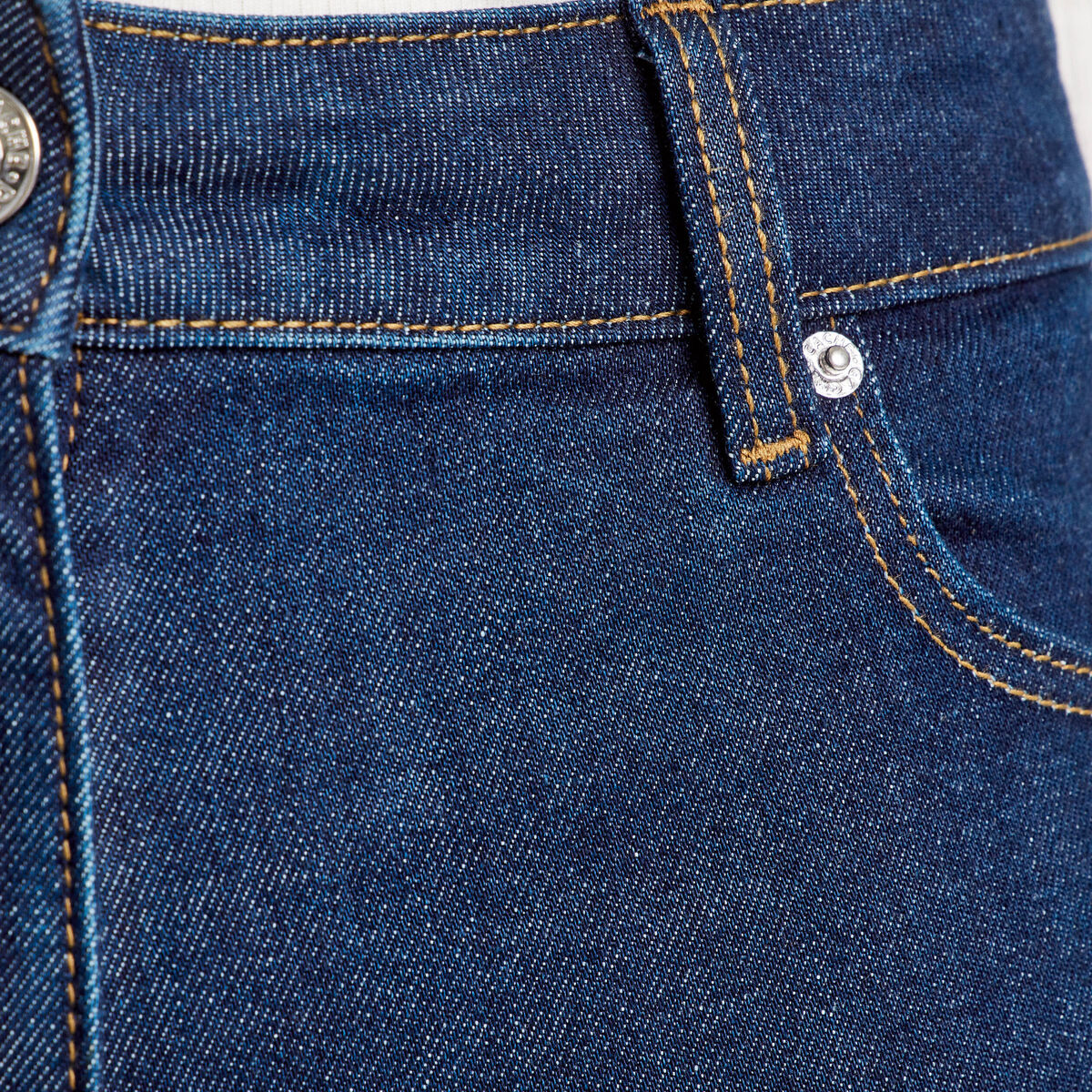Jeans bootcut denim brut femme