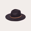 Chapeau bande cloutée noir femme