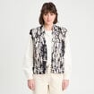 Gilet matelassé sans manches noir femme