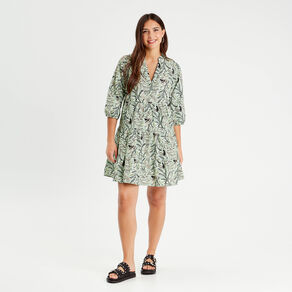 robe evasee manches 34 bleu femme Robe évasée manches 3/4 bleu femme