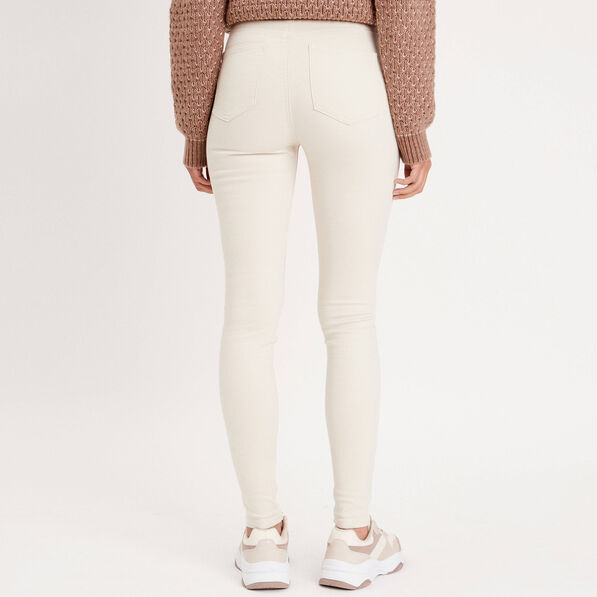 jeans thermique skinny sable femme Jeans thermique skinny sable femme