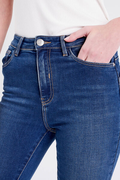 Jeans skinny taille standard denim dirty femme