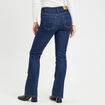 Jeans bootcut denim brut femme