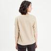 Gilet manches 3/4 beige femme