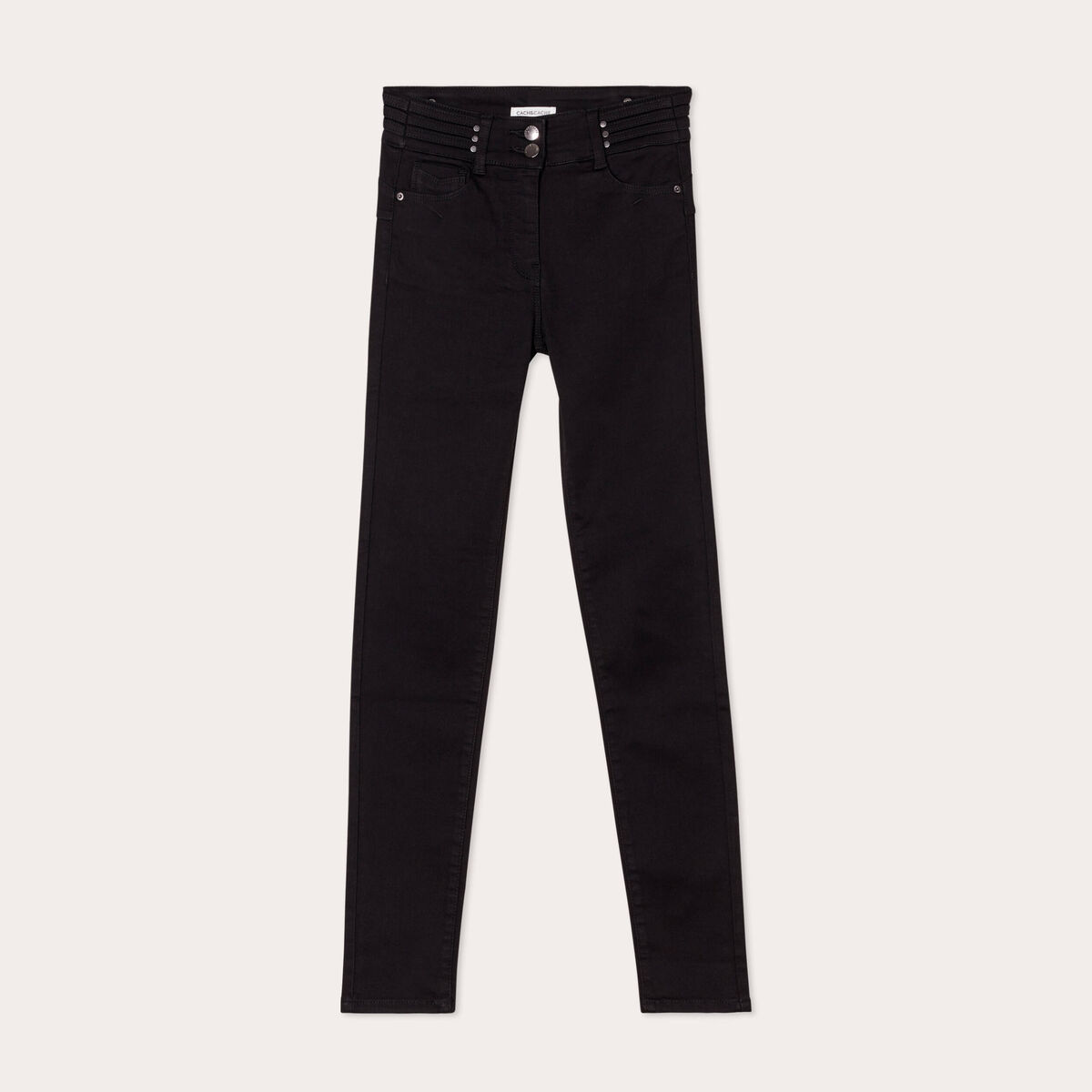 Jeans skinny push up denim noir femme