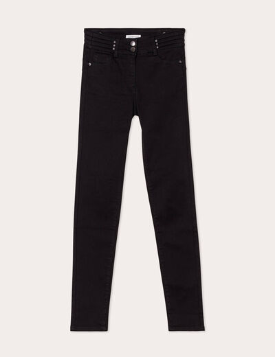 Jeans skinny push up denim noir femme