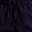 Pantalon large taille standard bleu marine femme