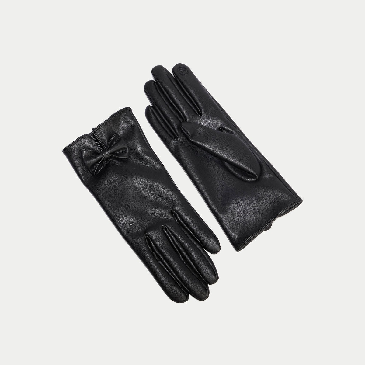 Gants noir femme