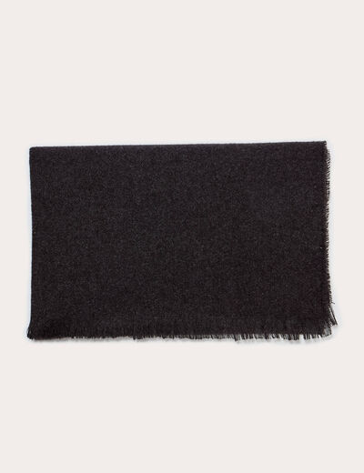 &Eacute;charpe plaid noir femme
