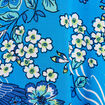 Robe droite manches courtes bleu clair femme
