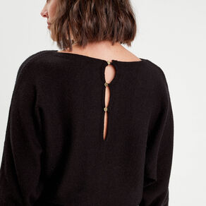 pull manches chauves souris noir femme Pull manches chauves-souris noir femme