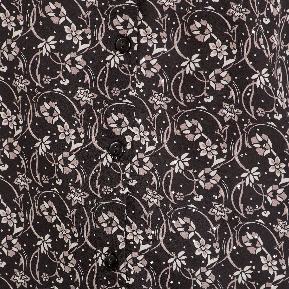 Chemise avec dentelle noir femme