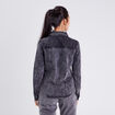 Chemise manches longues denim gris femme
