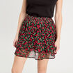 Jupe-short patineuse noir femme