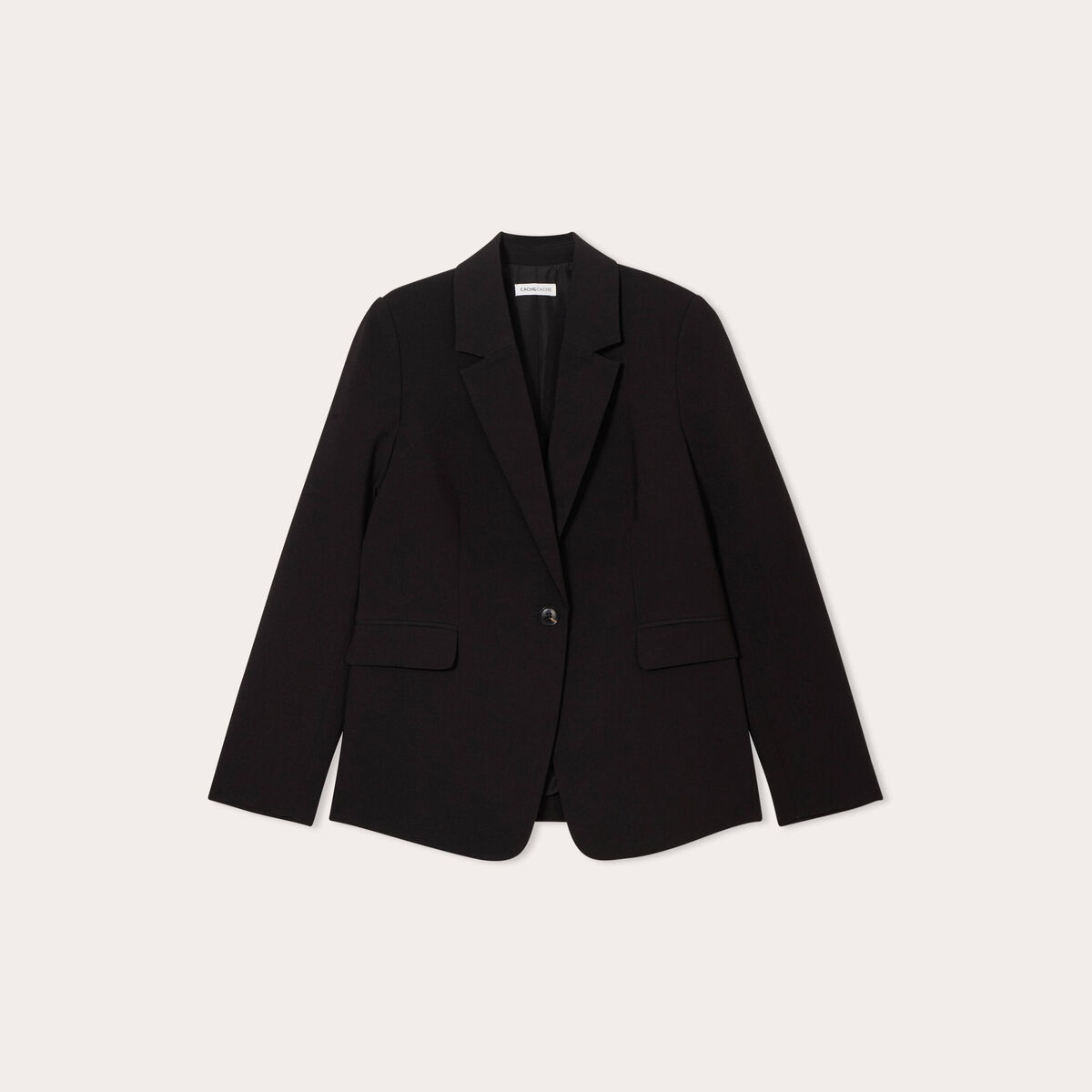 Veste esprit tailleur noir femme